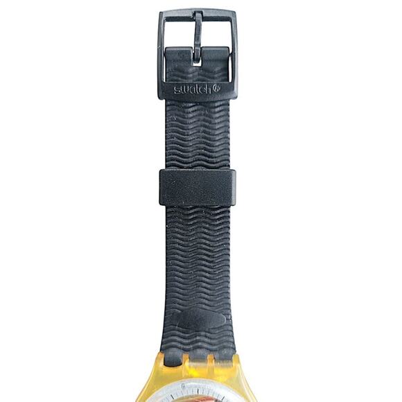 Swatch Watch JELLY FISH GK100 1985 Standard Gents With New Authentic Band - Picture 5 of 7